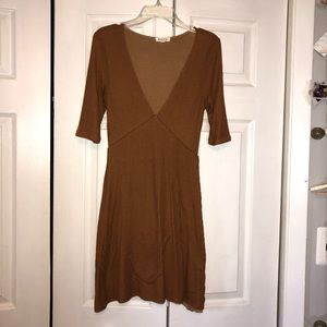 Brown Silence + Noise Urban Outfitters Dress